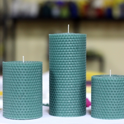 BEESWAX HAND ROLLED PILLAR