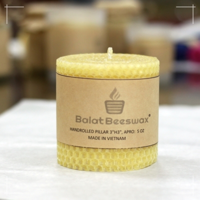 BEESWAX HAND ROLLED PILLAR