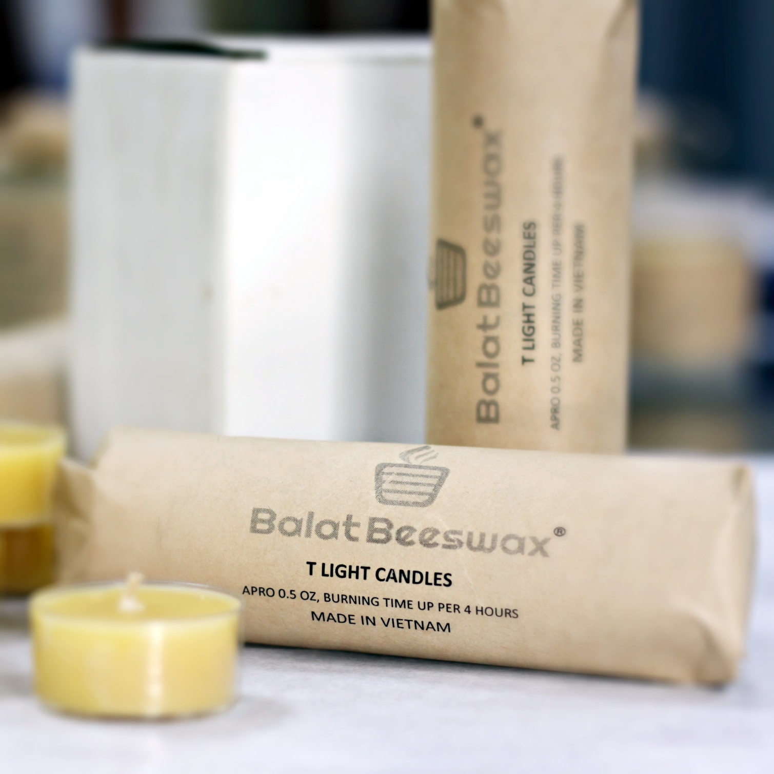 PURE BEESWAX TEA LIGHTS